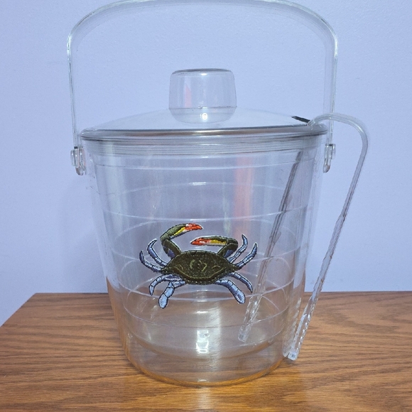 tervis Other - Tervis Clear Acrylic Ice Tub with Lid, Tongs and Handle